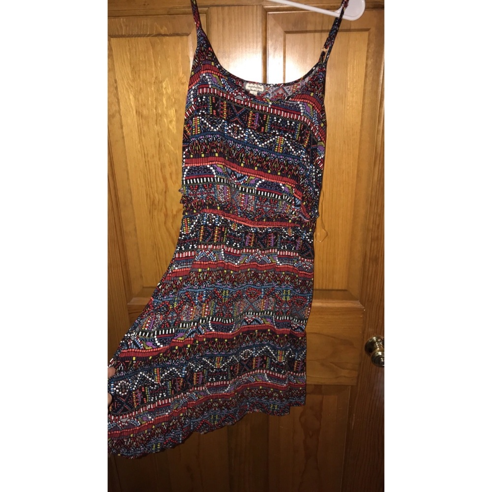 Sleeveless Spaghetti Strap Boho Summer Dress